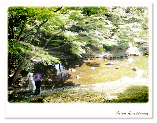 小石川後楽園の池